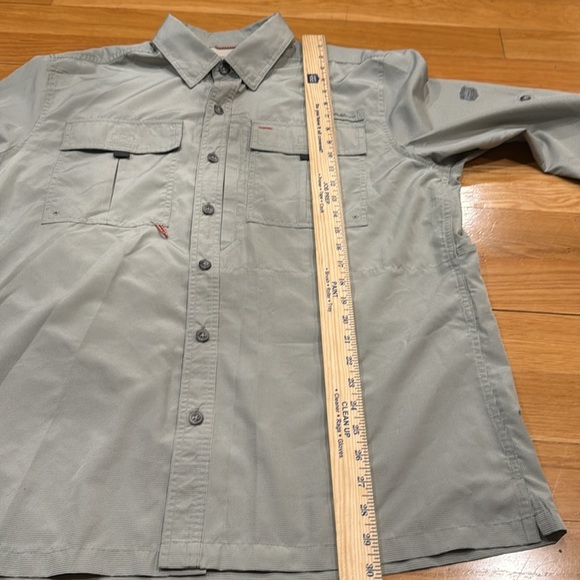 Eddie Bauer men sport shop long sleeve button down shirt size large. - Picture 7 of 11